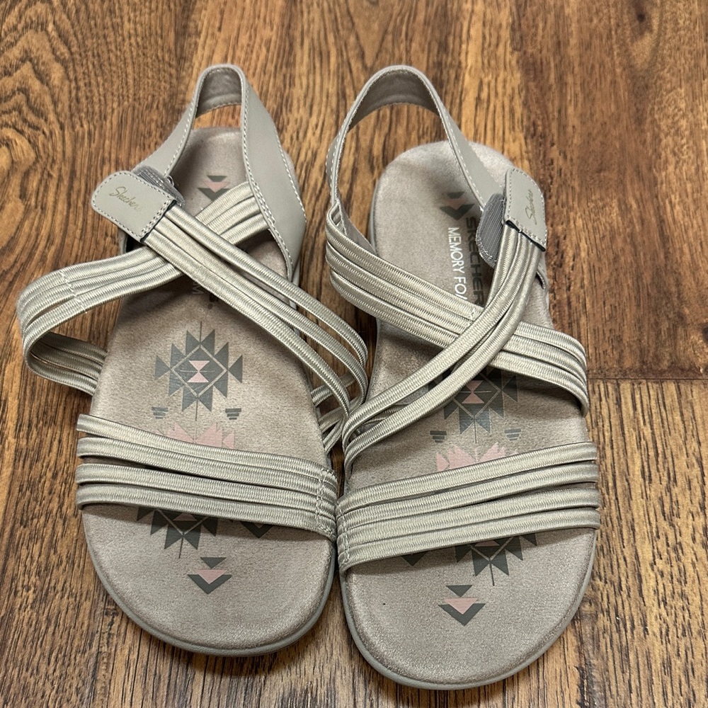 Skechers Women's Sandals in Beige Gray. Nice neutral color